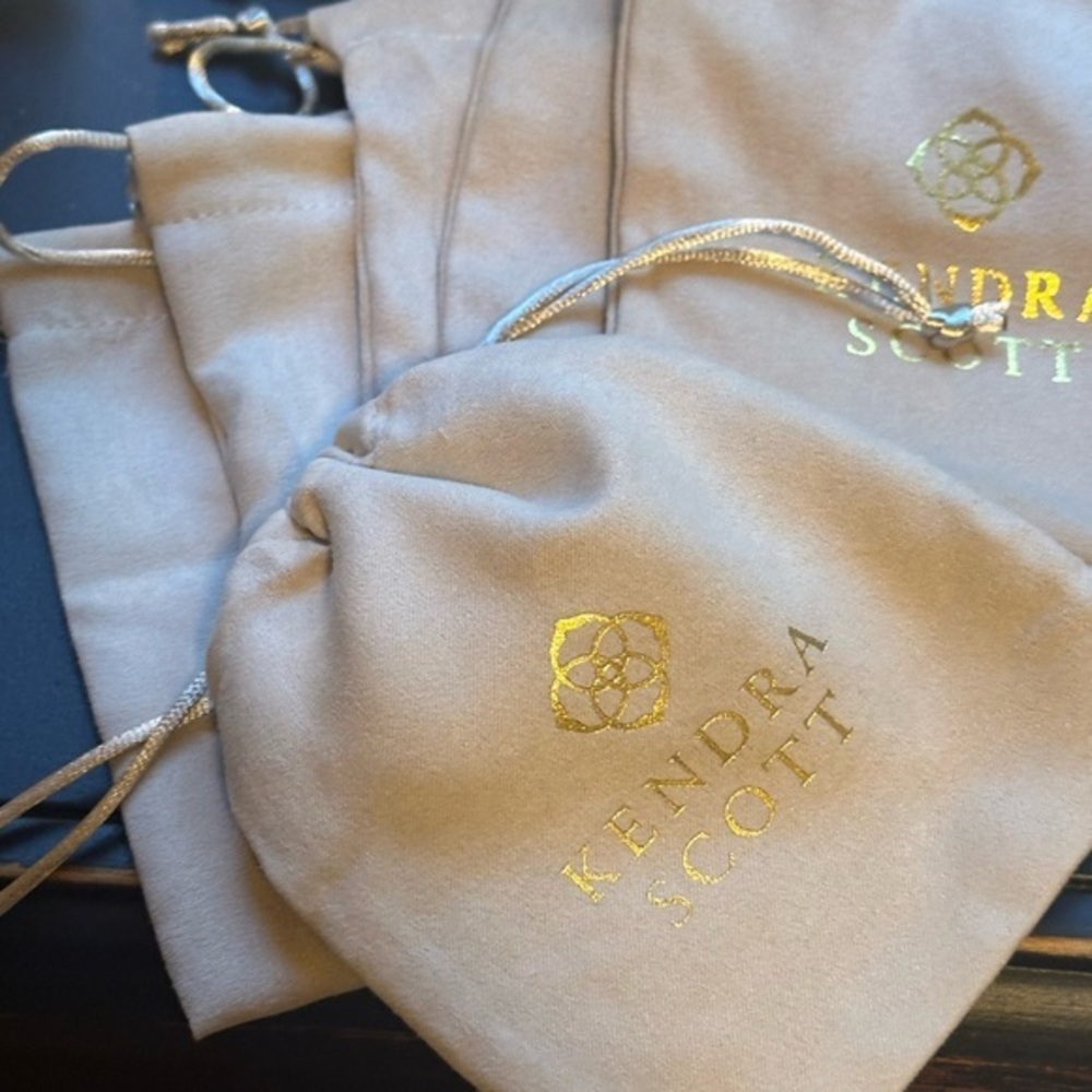 Kendra Scott Jewelry Bags, set of six